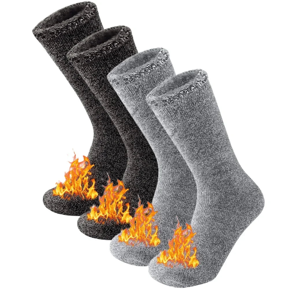 2 Pairs Pack Winter Thermal Socks: