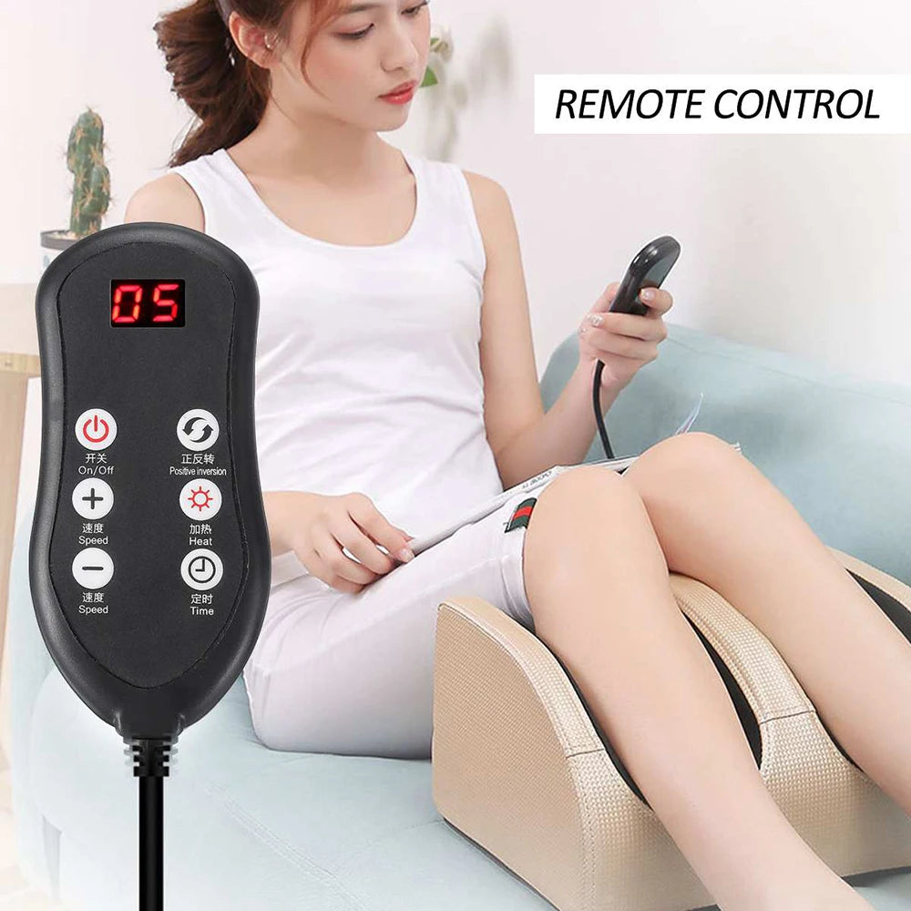 Electric Heated Foot Massager with Shiatsu & Compression Therapy