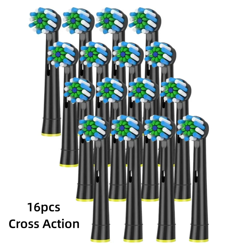 Upgrade Your Oral Care with 16/20PCS Brush Heads for Oral B Electric Toothbrush!