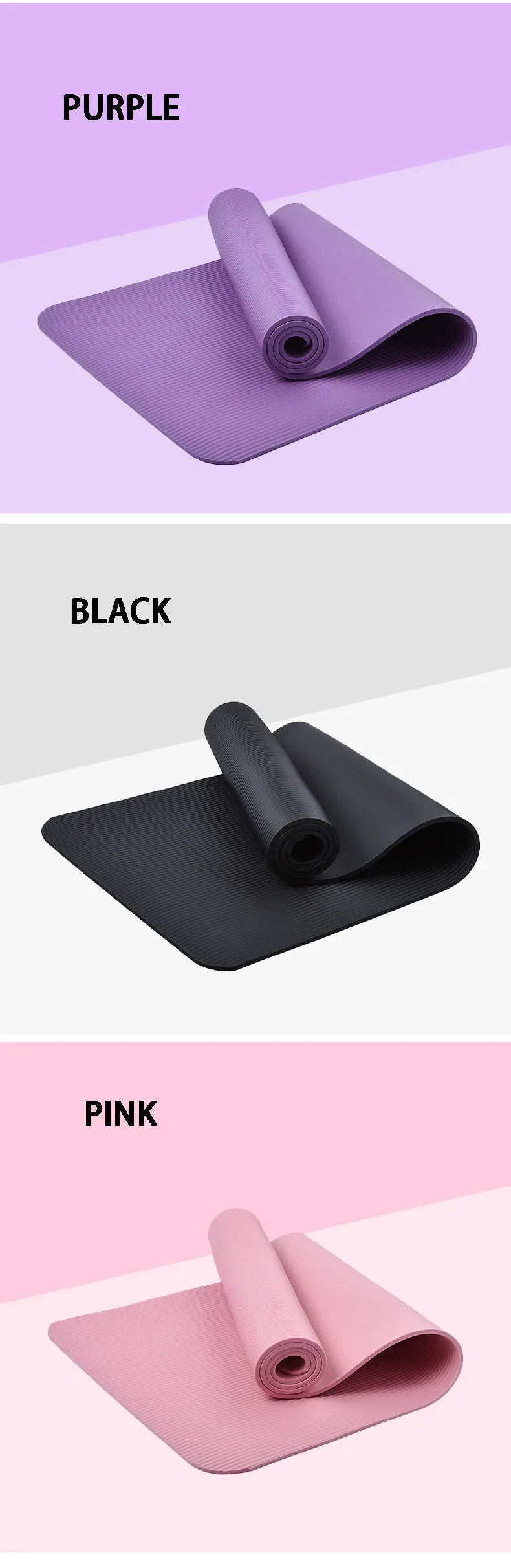 15MM Thick Non-Slip Yoga Mat – High-Density Fitness Support