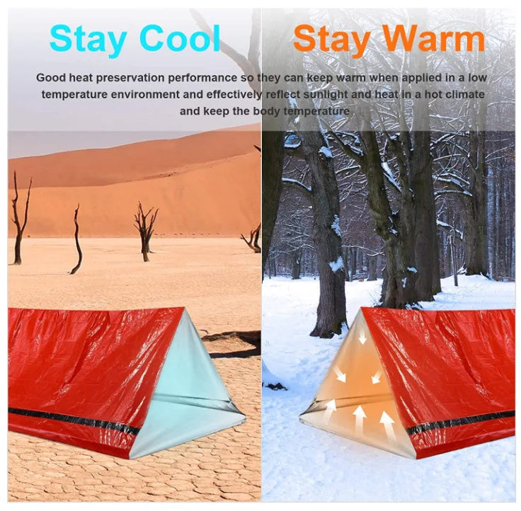 : Portable Waterproof Emergency Survival Sleeping Bag – Thermal Bivy Sack