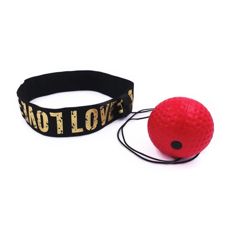 Boxing Speed Ball Headband – PU Punch Ball for MMA & Fitness Training