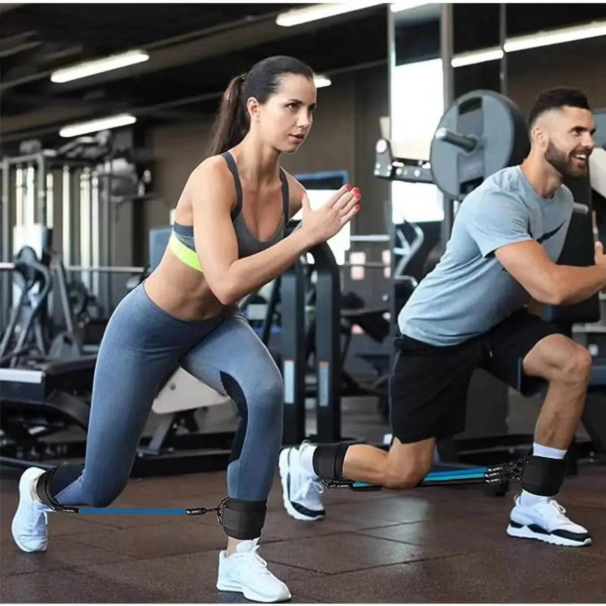 Booty Resistance Band with Ankle Straps