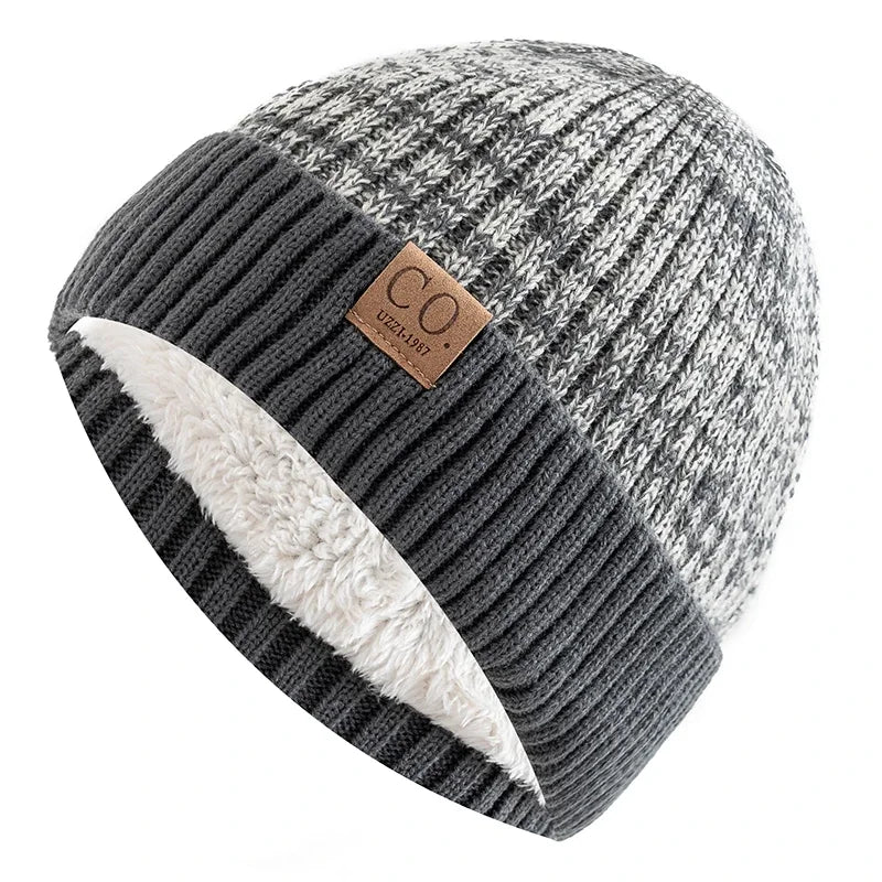 New Unisex Two-Tone Winter Hats: