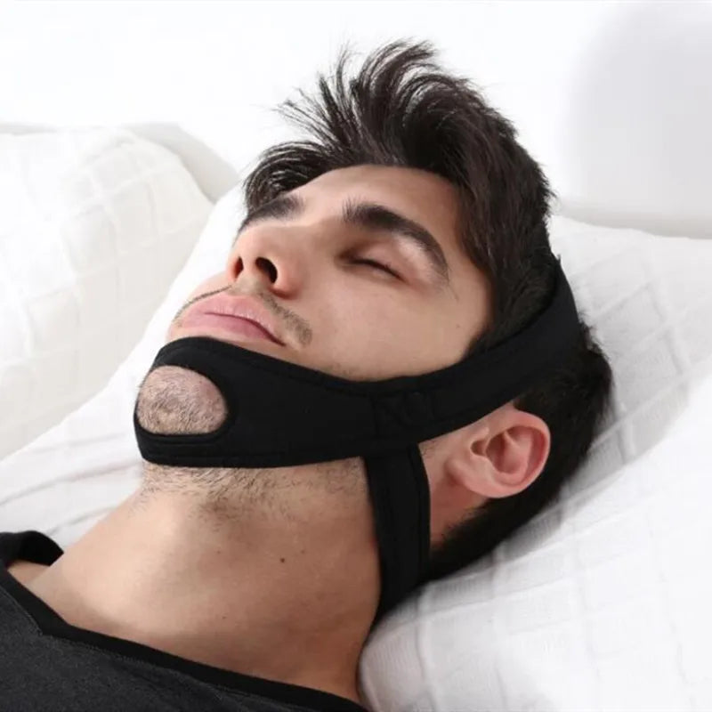 New Neoprene Anti Snore Stop Snoring Chin Strap Belt Anti Apnea Jaw Solution Sleep Support Apnea Belt Adjustable Sleep Care Tool