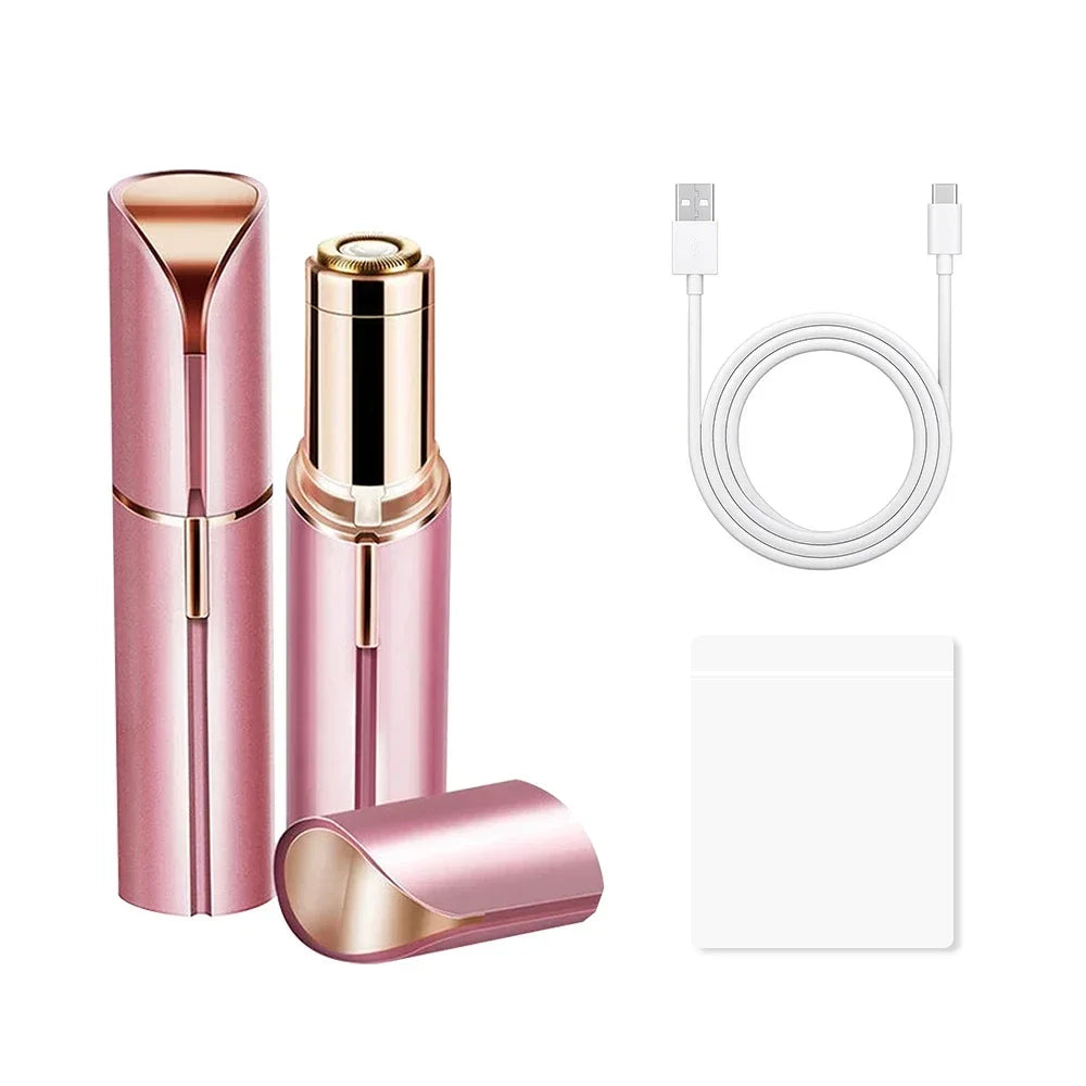 Portable Electric Eyebrow Trimmer for Women Painless Eyebrow Automatic Hair Removal Machine for Shaving and Nose Hair Beauty