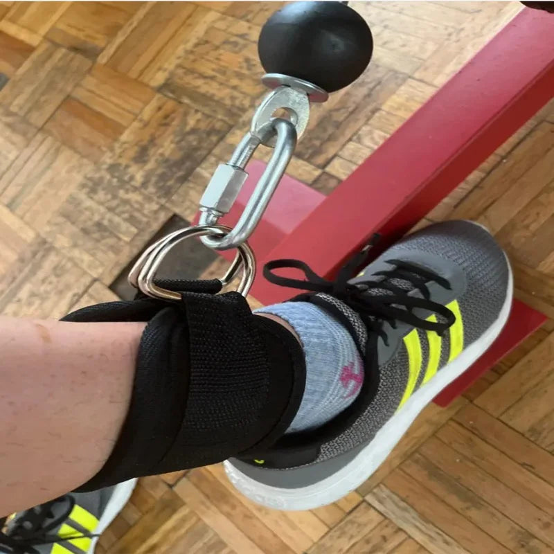 Double D-Ring Ankle Straps for Cable Machines – Glutes & Leg Training