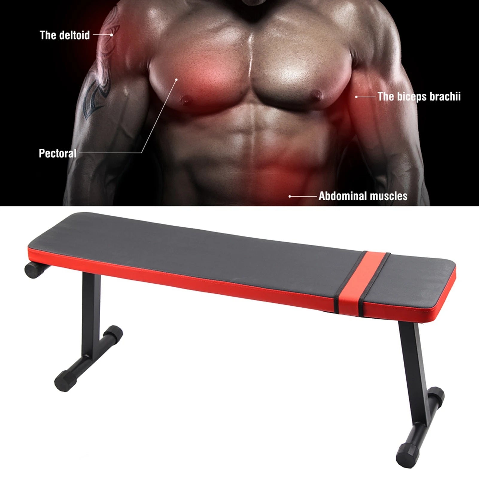 High Quality Dumbbell Weight Lifting Fitness Flat Stool Equipment