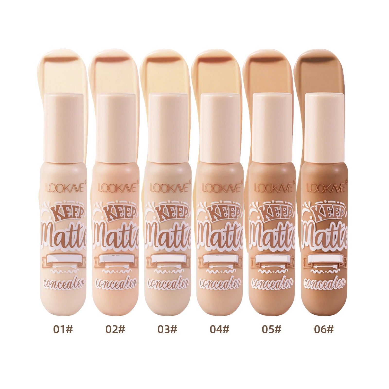 6-Color Full Coverage Liquid Concealer Stick