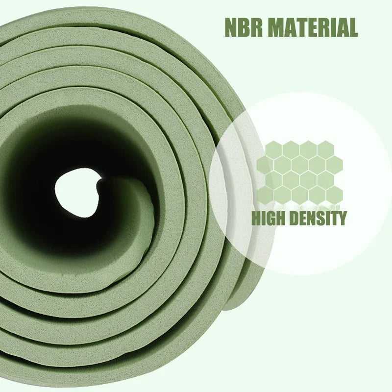15MM Thick Non-Slip Yoga Mat – High-Density Fitness Support