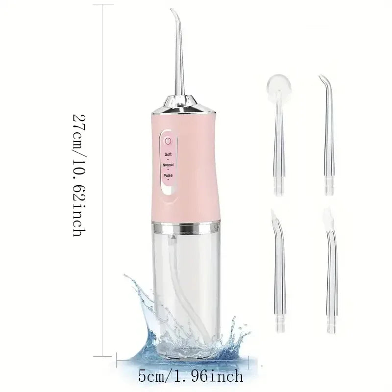 Portable Smart Electric Water Flosser – Rechargeable Oral Irrigator