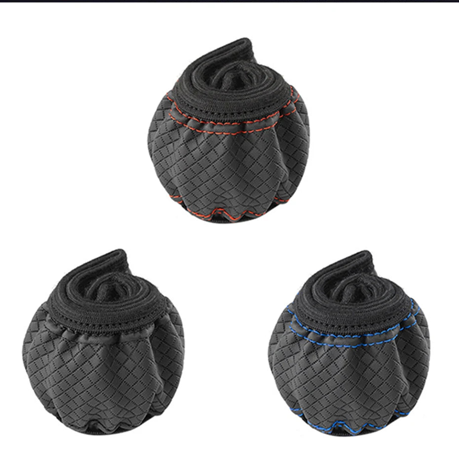 Universal Microfiber Leather Steering Wheel Cover (37-39cm)