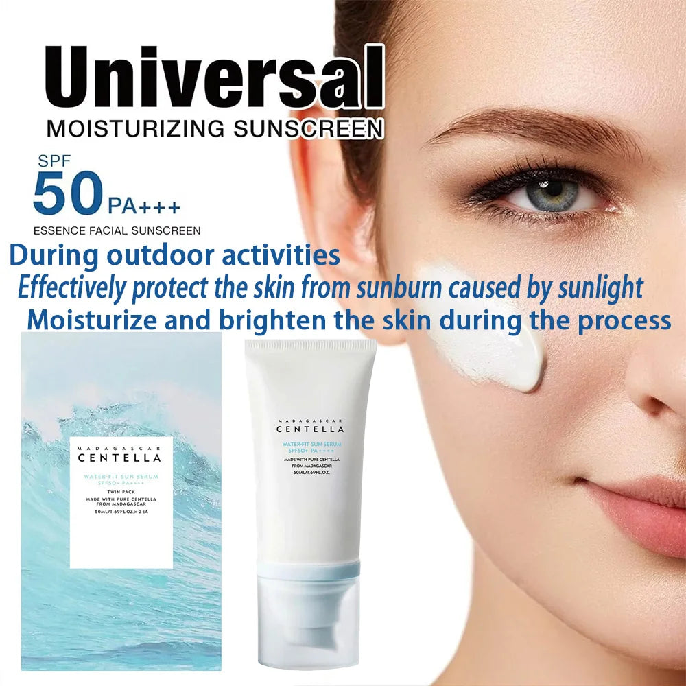 Original 50 Facial Sunscreen Centella Protector Solar Sunblock Skin Whitening Cream Korean Moisturizing Protector New Care Body