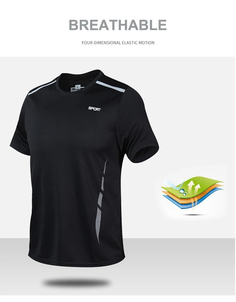 CHRLCK Men's Quick-Dry Running Set – Breathable Fitness Suit