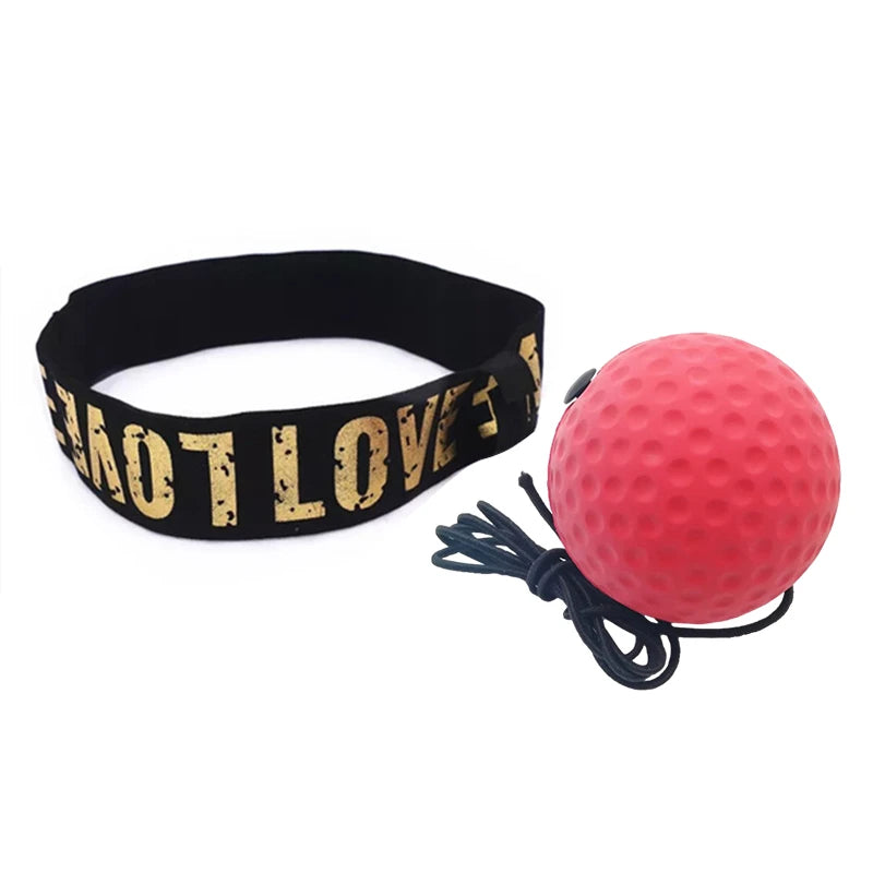 Boxing Speed Ball Headband – PU Punch Ball for MMA & Fitness Training