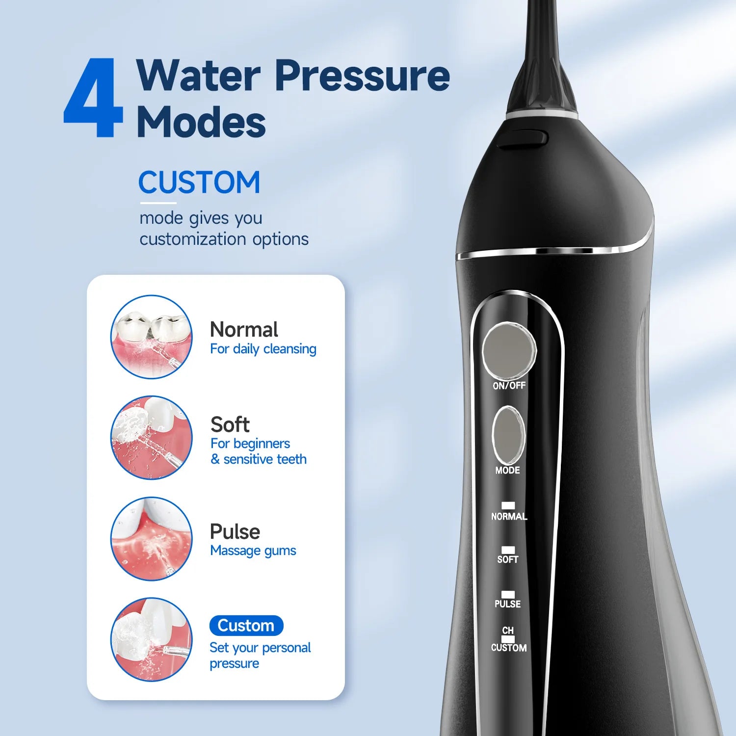 Mornwell Portable Oral Irrigator F18 Water Flosser: