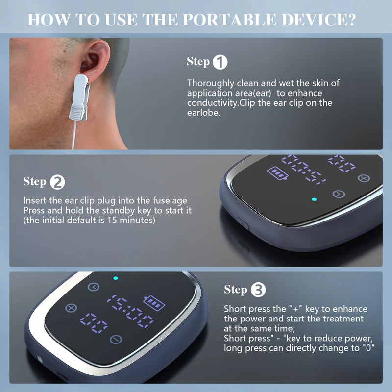 KTS Sleep Aid Device CES Stimulation Therapy