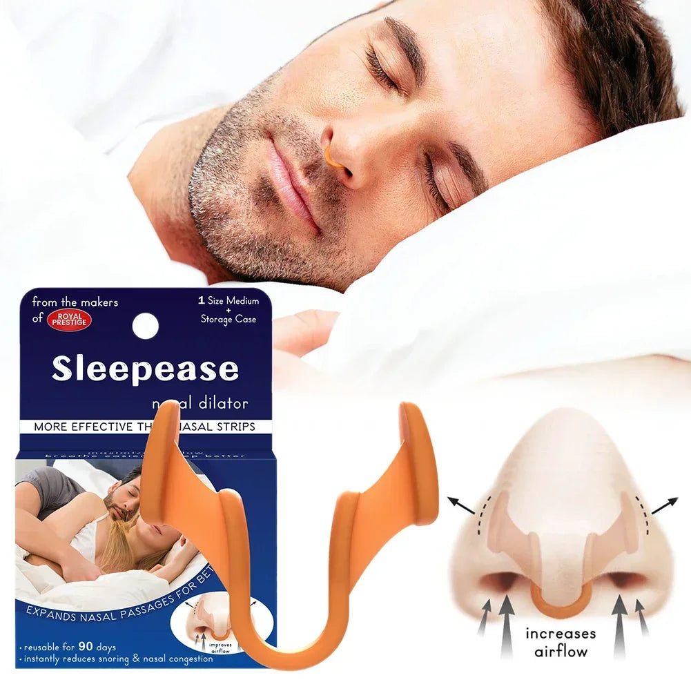 Silicone Nose Clip Anti Snoring Nasal Dilator