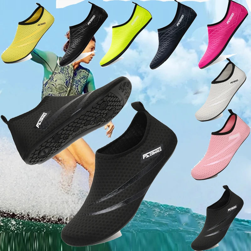 Water Sports Shoes Barefoot Quick-Dry Aqua Yoga Socks Slip-on for Men Women