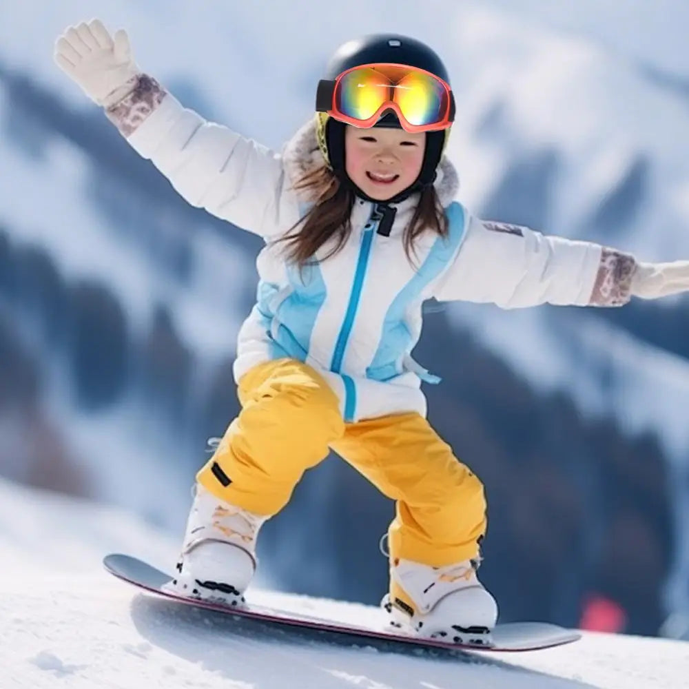 Kids Ski Goggles – Anti-Fog Snowboard Goggles for Boys & Girls