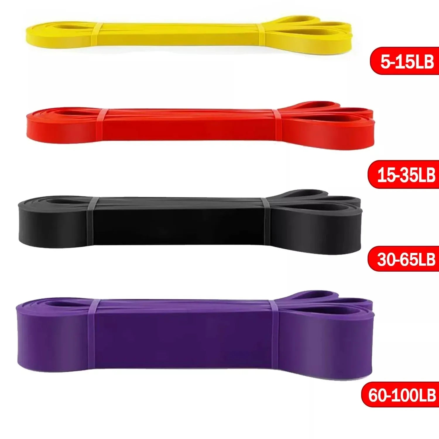 5~120lbs Fitness Resistance Band Set