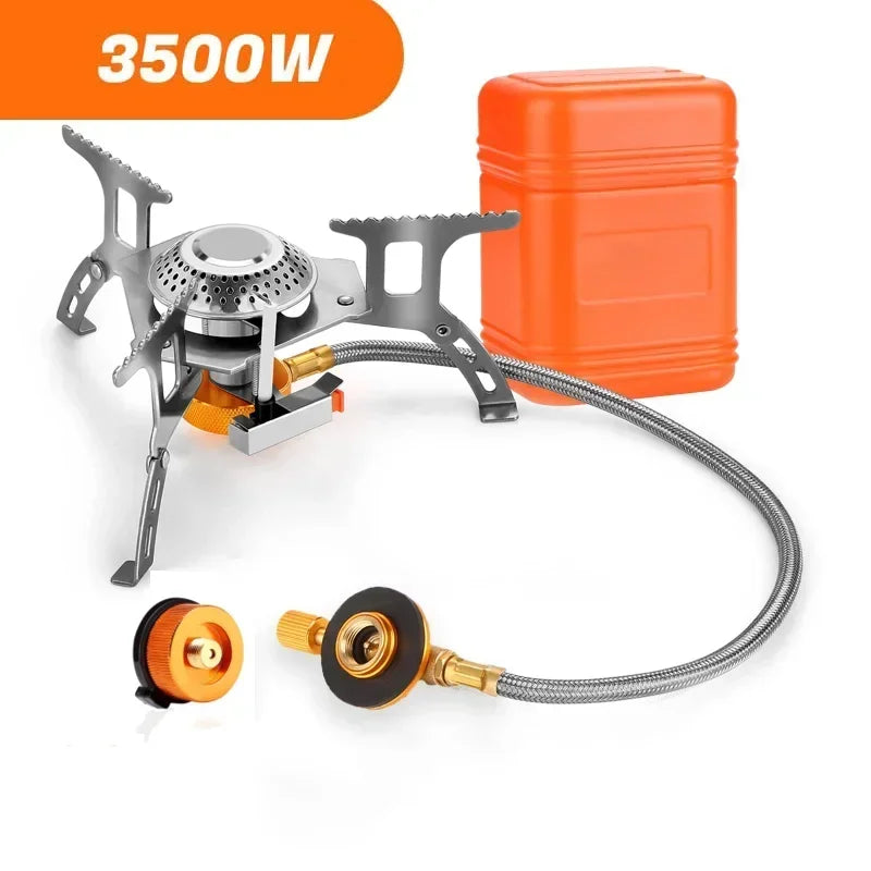 Portable Camping Gas Stove – 3500W Folding Outdoor Cooking Burner