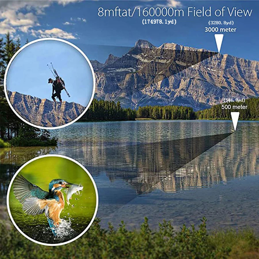 80x80 HD Professional Binoculars – High-Power Portable Optics for Outdoors