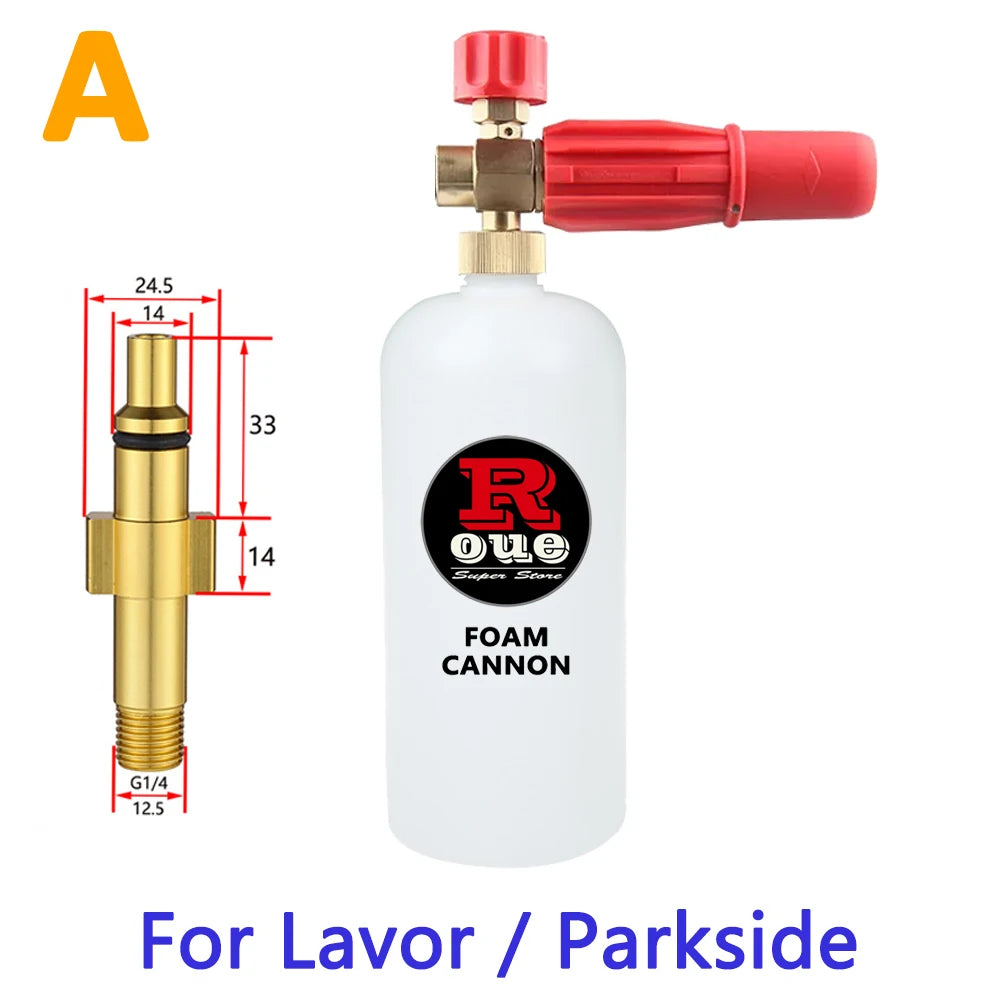ROUE Car Wash Foam Gun – Snow Foam Cannon for Pressure Washers