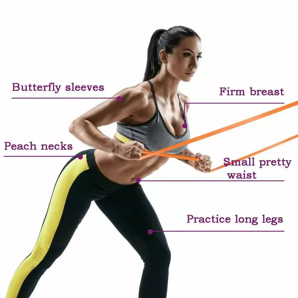 5~120lbs Fitness Resistance Band Set