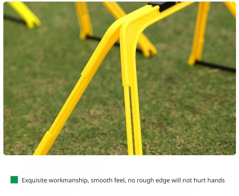 6Pcs Agility Hurdles Set – Football & Soccer Footwork Training Rings