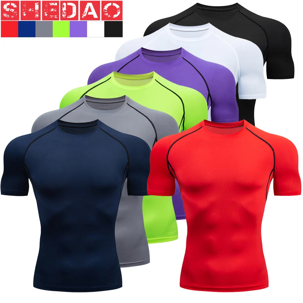2pcs Men's Compression Sportswear Suit - Gym Tight Yoga Set