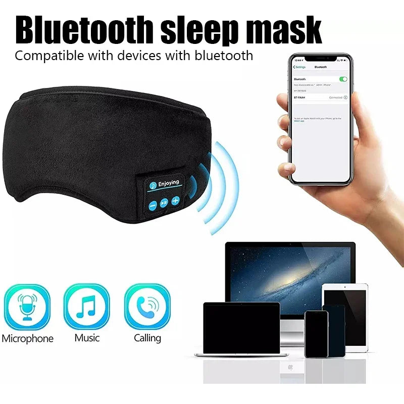 Bluetooth Sleeping Headphones Eye Mask