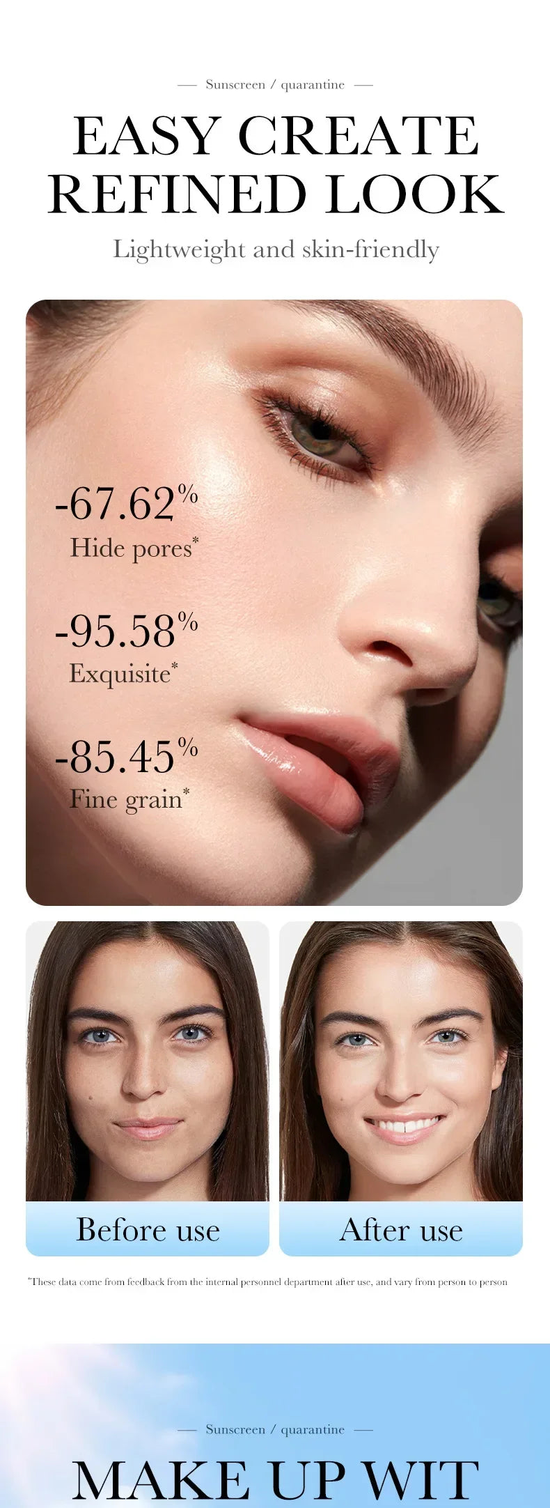 Face Primer Makeup – Moisturizing, Pore-Minimizing & Tone-Correcting