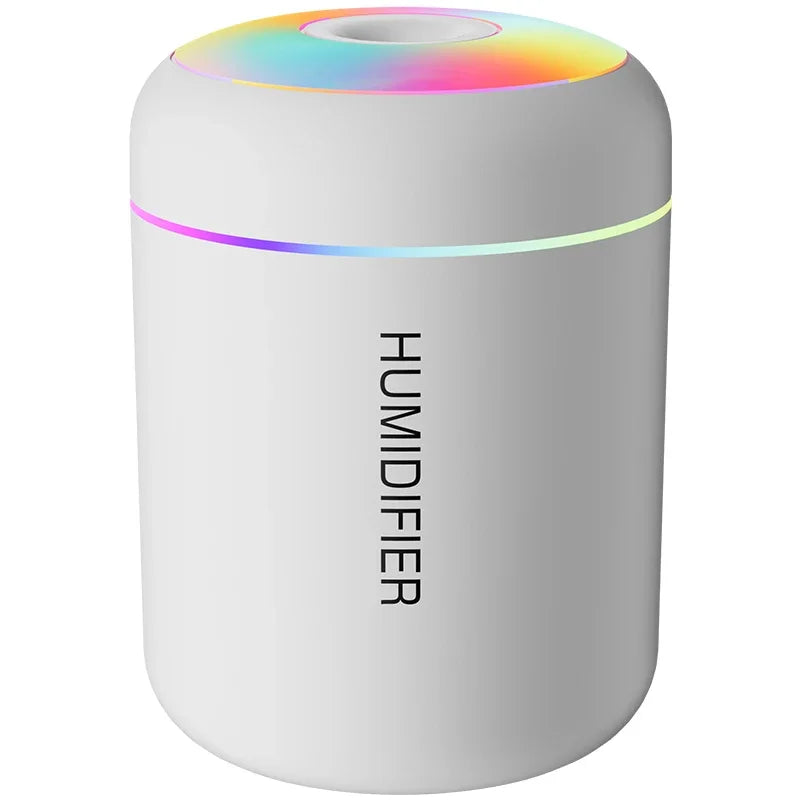 Mini MistMate™ USB Aroma Diffuser – 180ML Air Humidifier with LED Lights