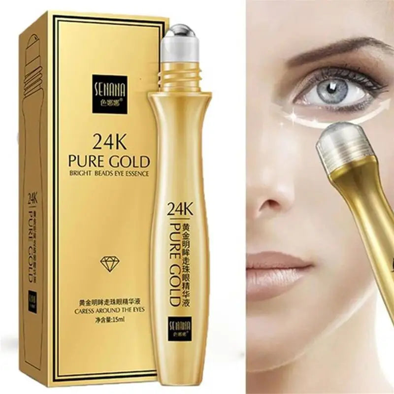 24K Gold Bright Eye Roller Eye Cream: