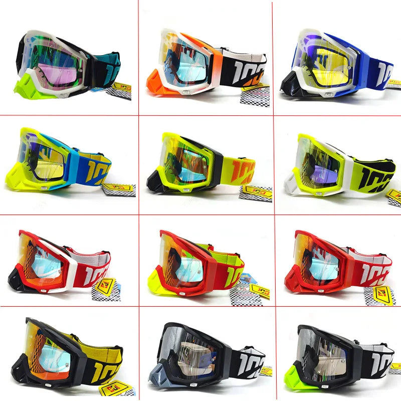 Men's Motorcycle Glasses – Anti-Fog HD Lens Motocross Enduro Goggles