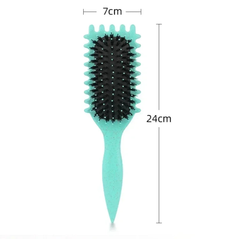 Multi-Functional Hollow Curly Hair Comb – Anti-Static & Scalp Massage