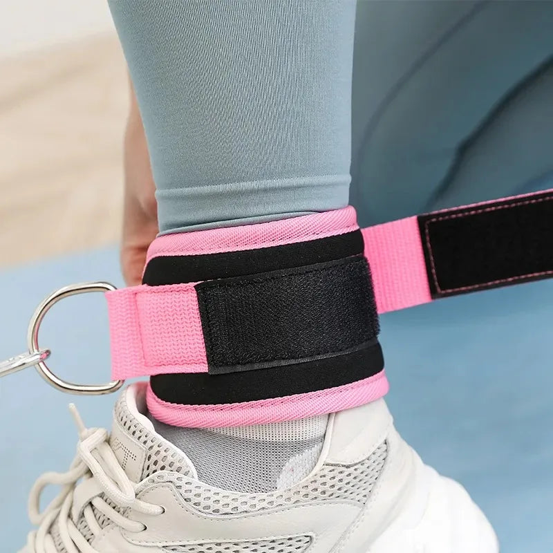 Double D-Ring Ankle Straps for Cable Machines – Glutes & Leg Training
