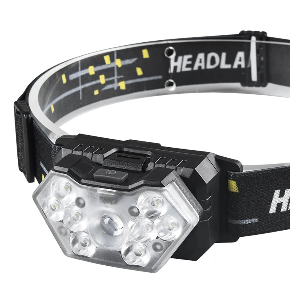 9 LED Strong Light Headlamp: