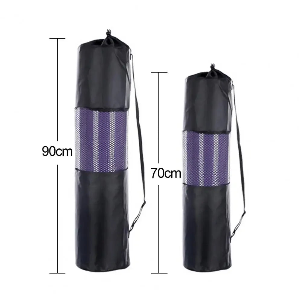 Portable Yoga Mat Bag – Breathable Mesh with Adjustable Straps
