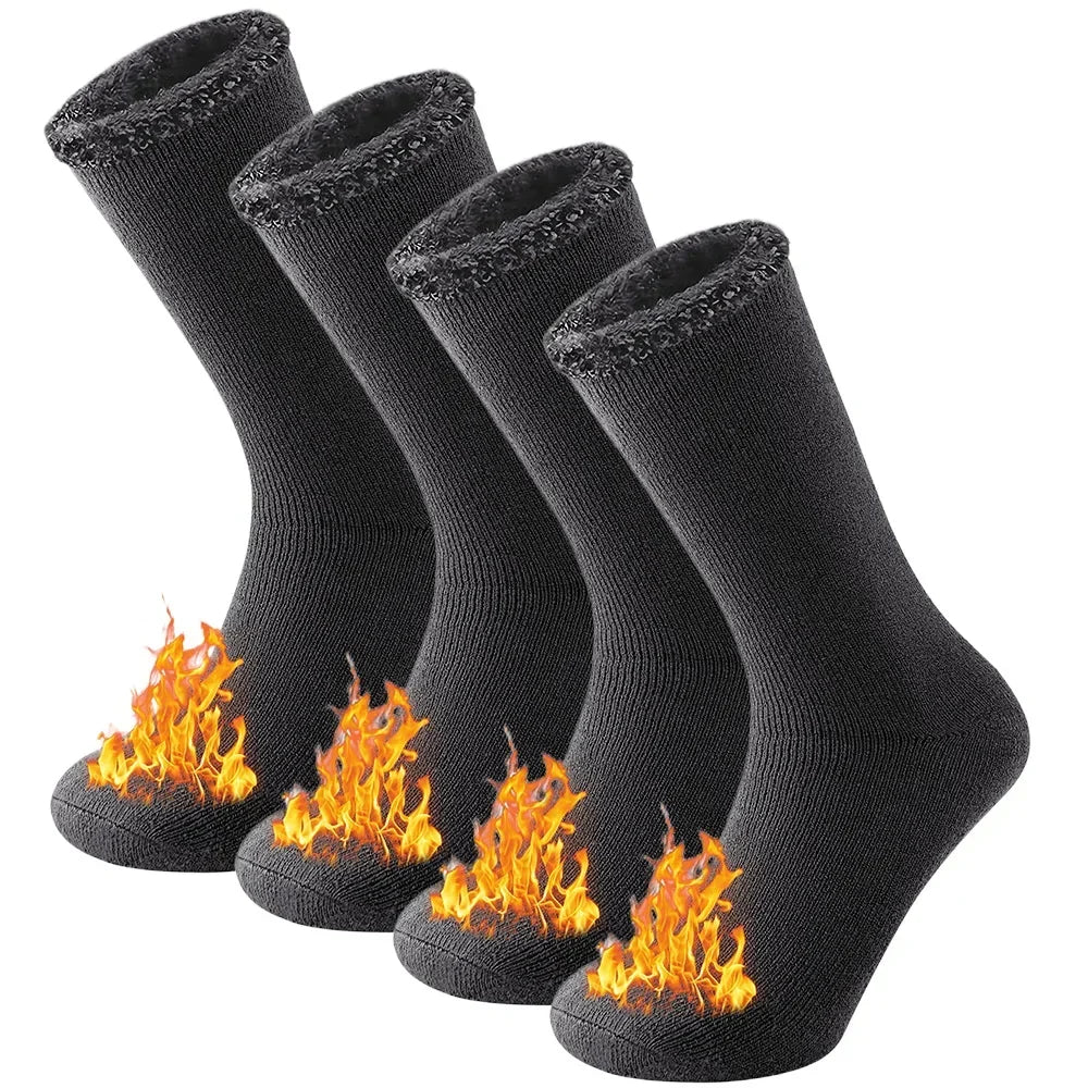 2 Pairs Pack Winter Thermal Socks: