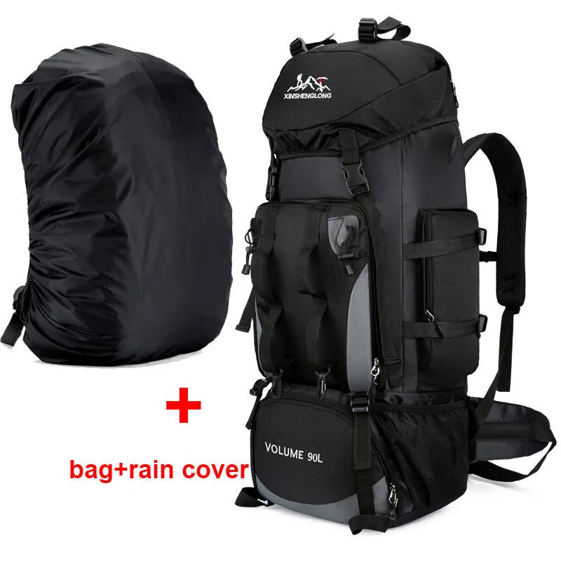 90L Waterproof Hiking Backpack – Large Capacity Outdoor Camping Rucksack