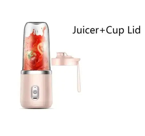 Portable 6-Blade Electric Blender Bottle – Multifunctional Smoothie Maker