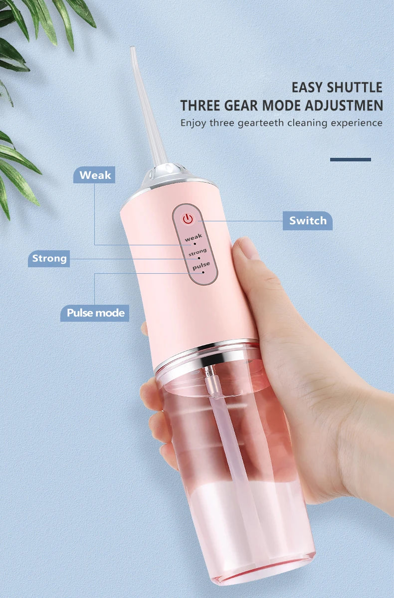 Portable Smart Electric Water Flosser – Rechargeable Oral Irrigator