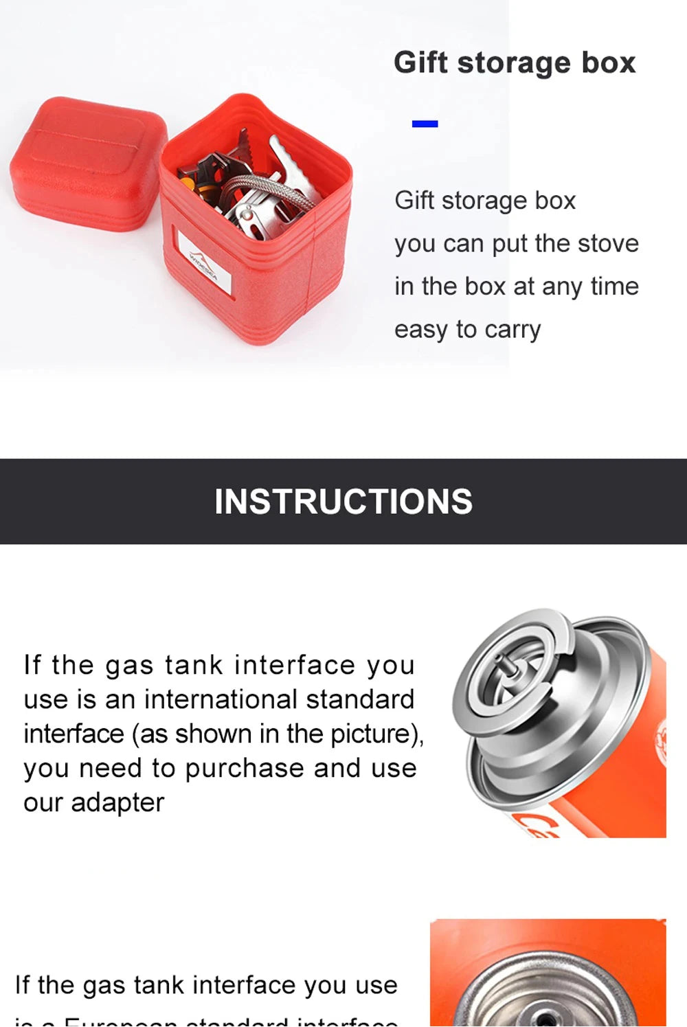 Portable Camping Gas Stove – 3500W Folding Outdoor Cooking Burner