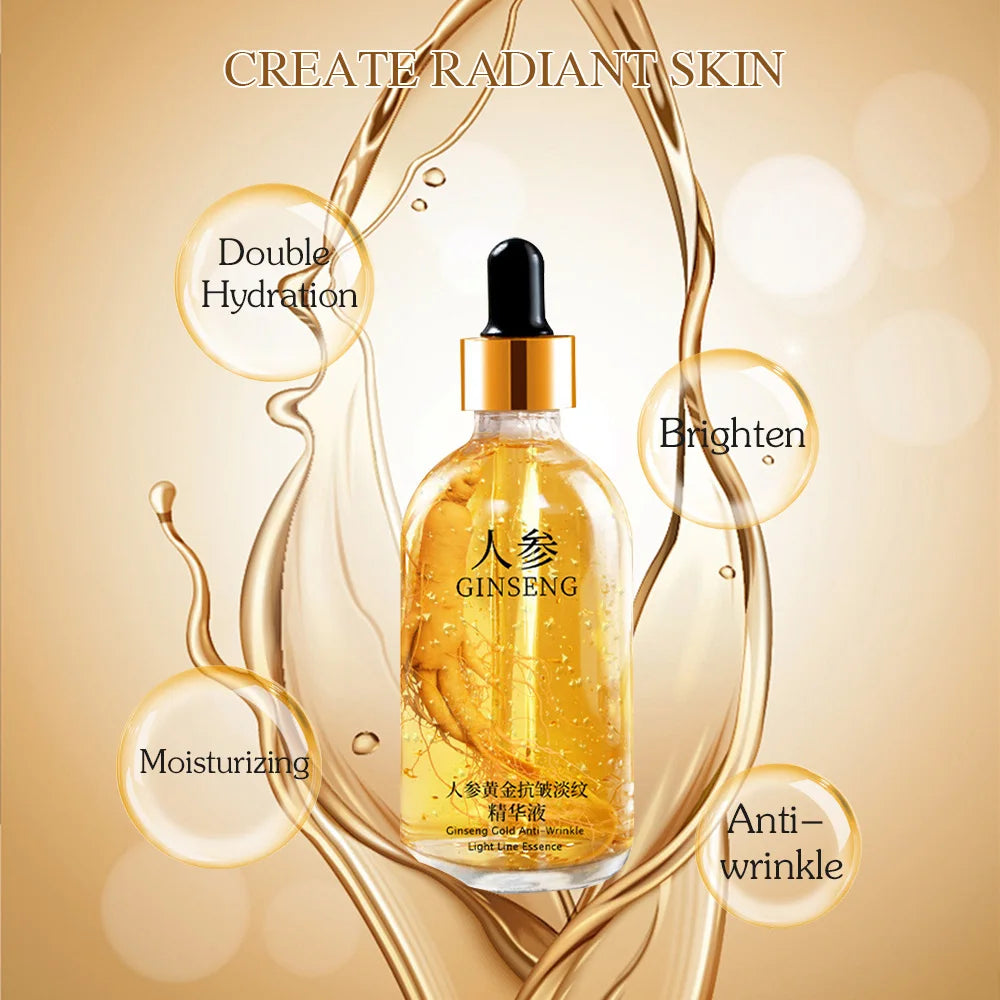 100ml 24K Gold Hyaluronic Acid Face Serum – Anti-Aging & Whitening Essence