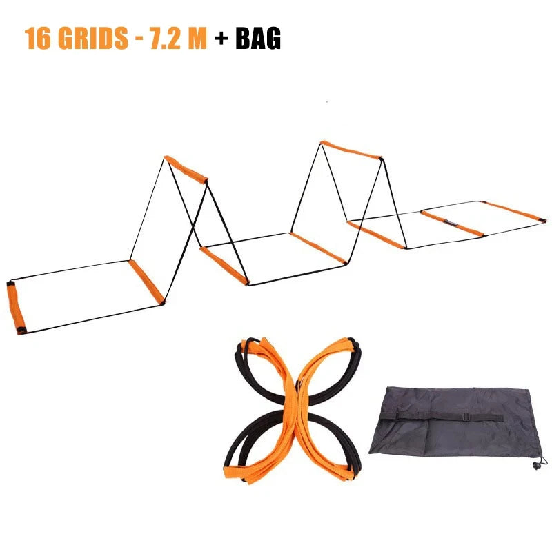 Dual-Purpose Soccer Training Jump Ladder – Agility & Speed Training