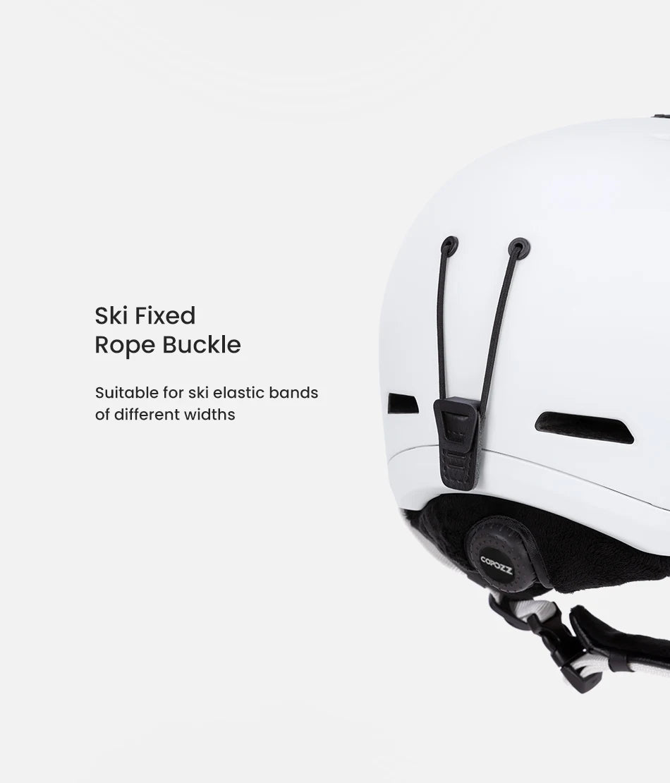 COPOZZ Ski Helmet – Half-Covered Safety Helmet