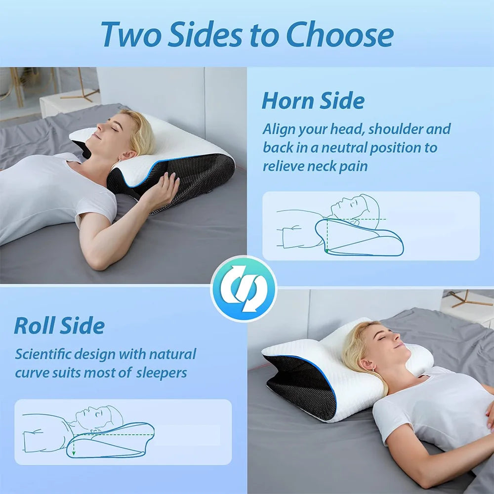 🦋 Butterfly Memory Foam Neck Pillow