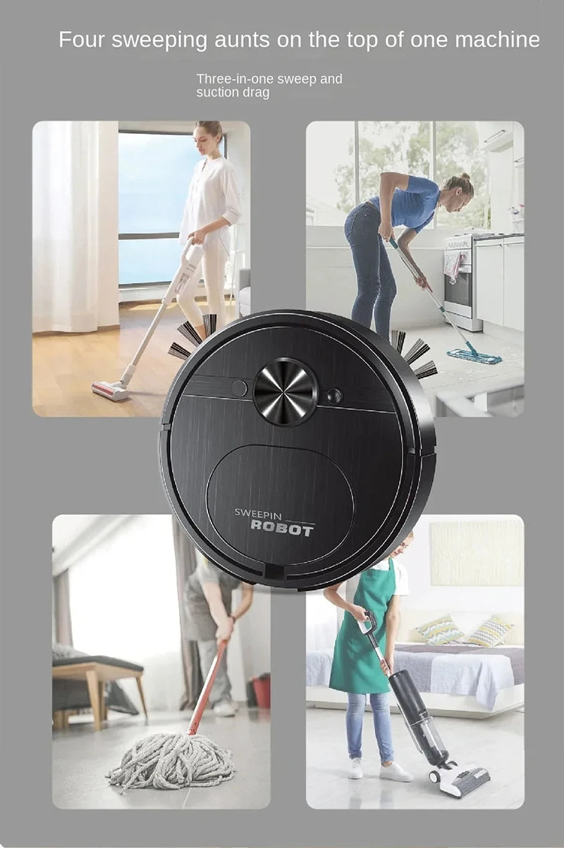 Xiaomi Smart 3-in-1 Robot Vacuum Cleaner – 4000Pa Suction for Pet Hair & Carpet